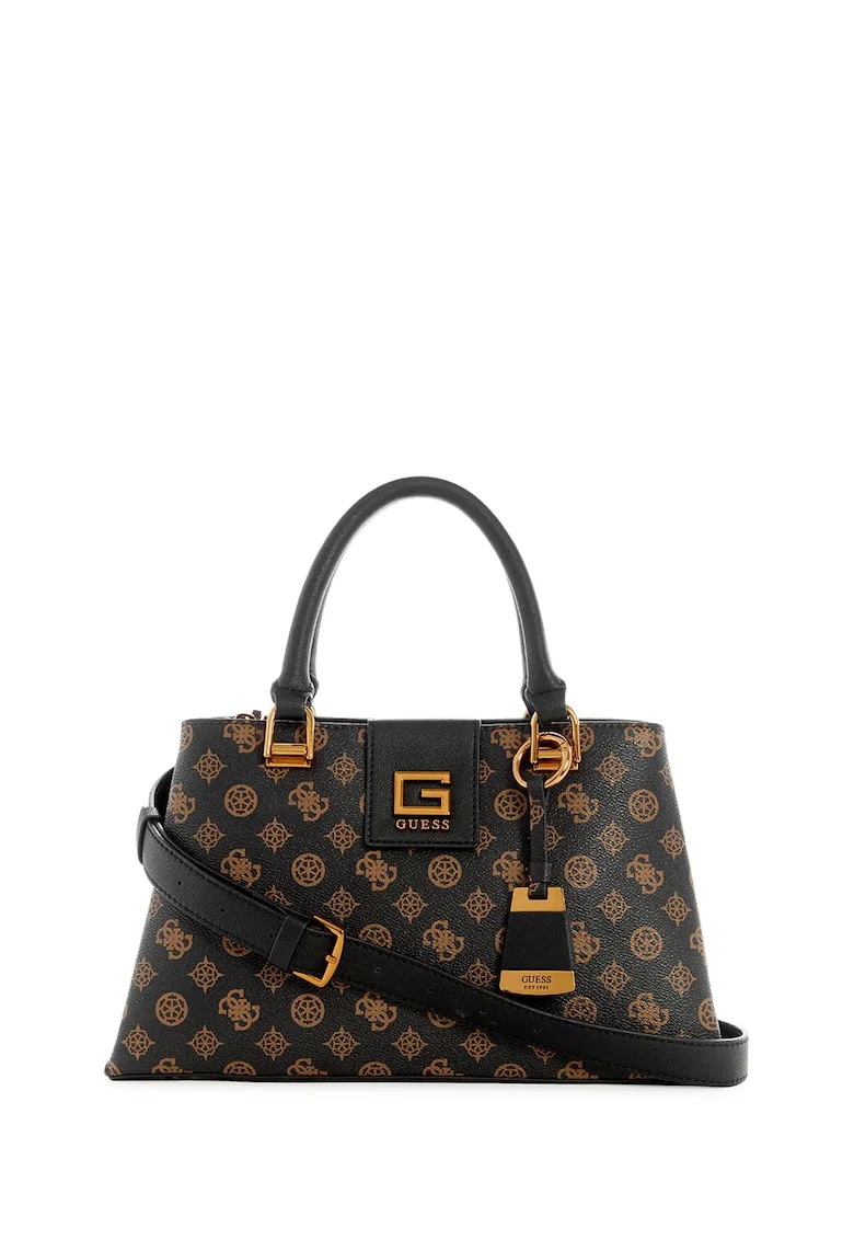 Geanta  Alva HWPZ86 76060 BNL Negru/Maro 33.5 x 19 x 12 cm