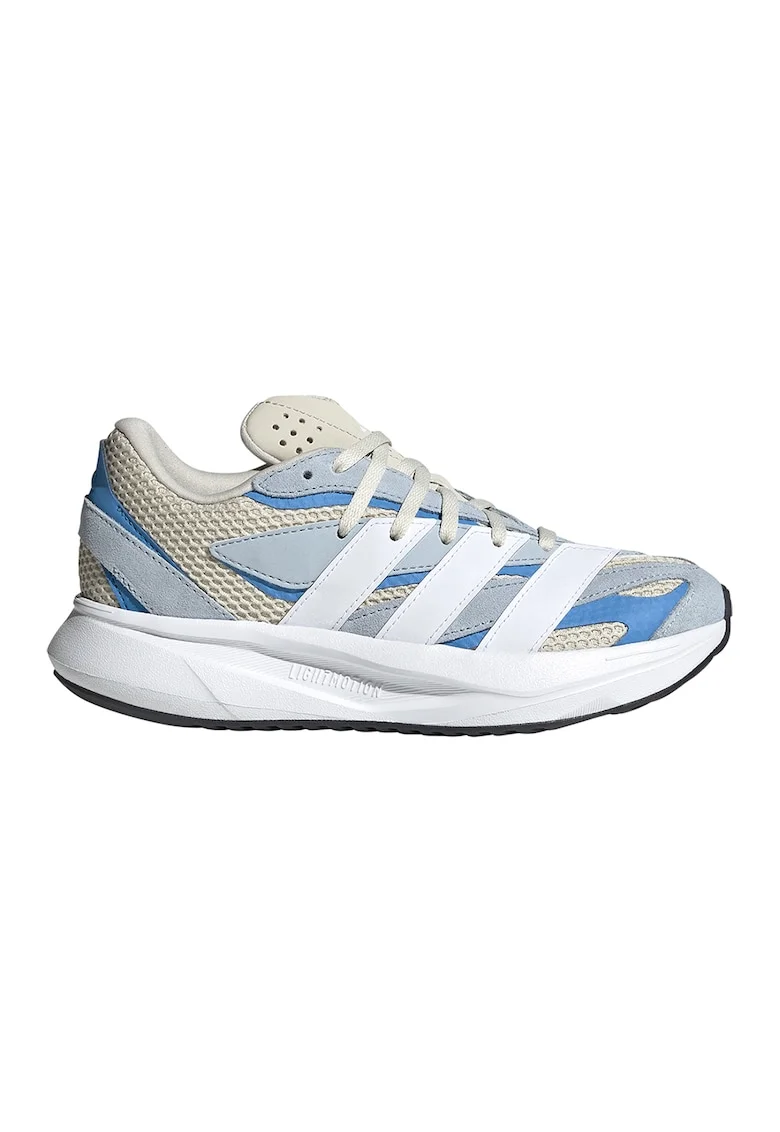 Pantofi sport Lightblaze cu garnituri din piele, Alb/Albastru