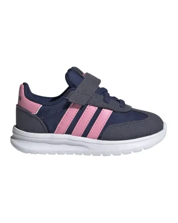 Pantofi sport Run 70s 2.0 cu velcro, Roz pastel/Bleumarin