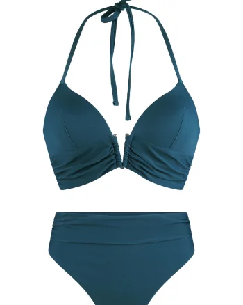 Costum de baie din doua piese, Albastru
