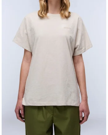 Tricou de bumbac Eclair, Maro taupe