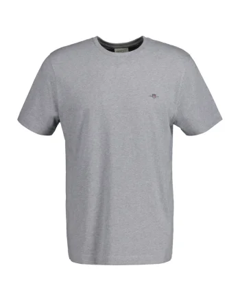 Tricou regular fit din bumbac Shield, Gri
