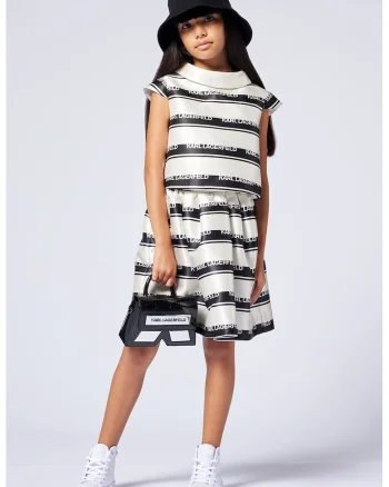 Bluza cu model logo, Negru/Alb murdar