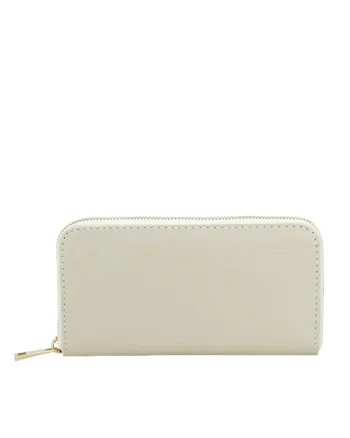 Portofel din piele naturala 8954 07 Crem 14555, Crem