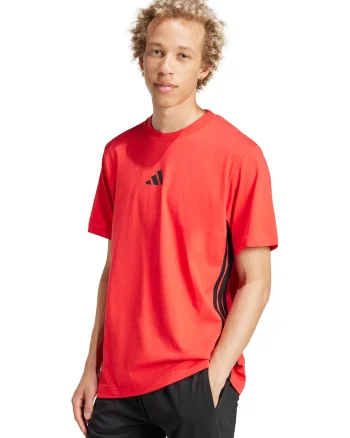 Tricou din bumbac cu decolteu la baza gatului si logo, Negru/Portocaliu mandarina