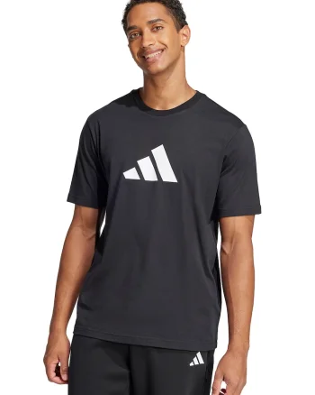 Tricou cu imprimeu logo, Negru