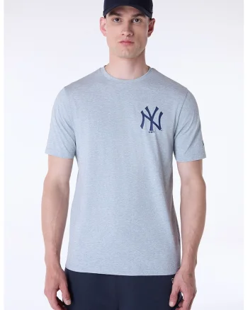 Tricou de bumbac cu imprimeu logo, Albastru pastel/Albastru inchis
