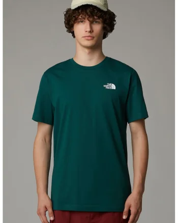Tricou de bumbac cu imprimeu logo pe spate, Verde englez