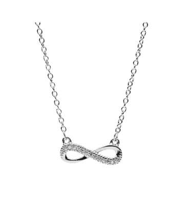 Colier Argint Infinity Love