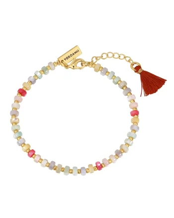 Bratara placata cu aur de 14K, Multicolor