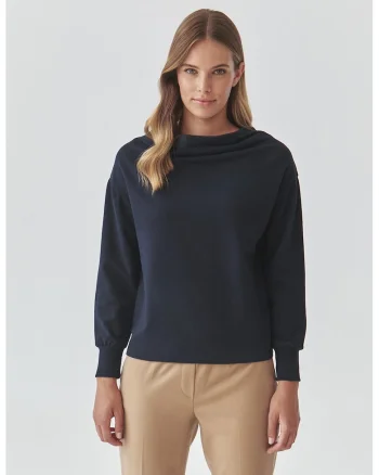 Bluza de trening din amestec de bumbac, Gri carbune