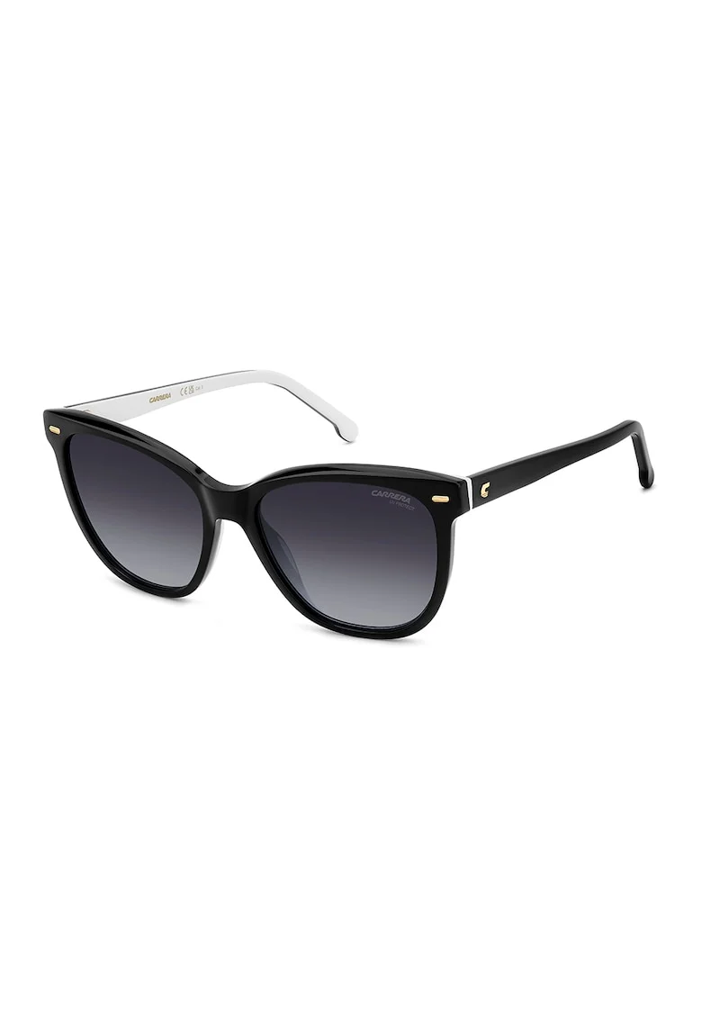 Ochelari de soare butterfly cu lentile in degrade, Alb/Negru