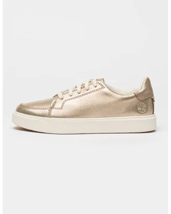 Pantofi sport low-cut de piele Emerson Street, Auriu rose