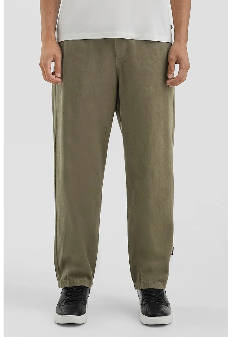 Pantaloni drepti cu buzunare, Kaki