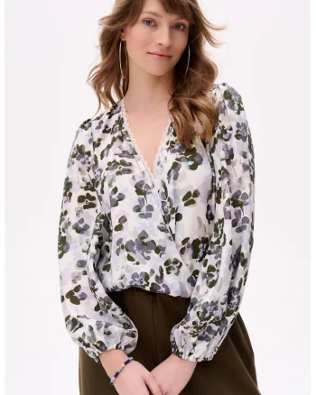 . Darcy, Bluza cu model floral, Multicolor
