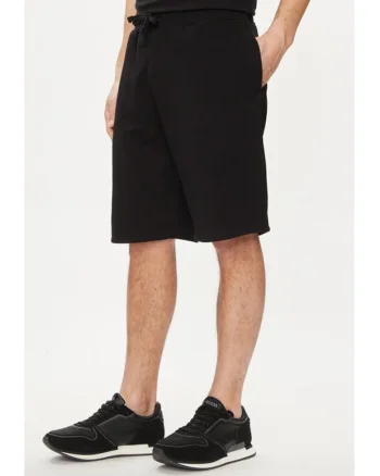 Pantaloni scurti barbati,  514730, Negru, Bumbac