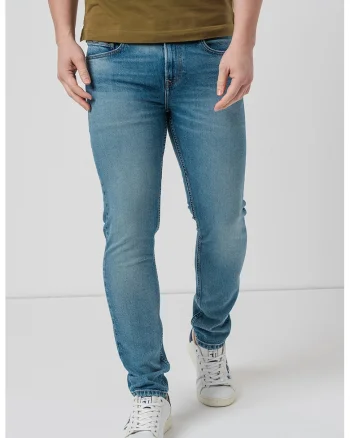 Blugi slim fit Desert, Albastru inchis