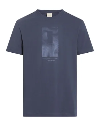 Tricou de bumbac cu model grafic, Gri carbune