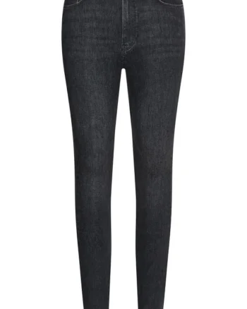 Blugi ultra skinny Harlem, Negru stins,
