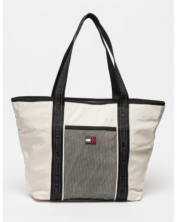 Geanta tote Heritage, Alb/Negru
