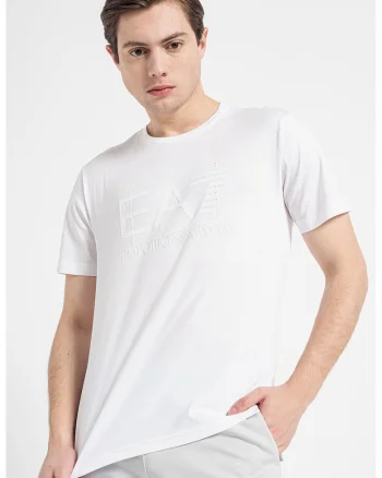 Tricou  M Tee Pima Co, , Barbati, Alb