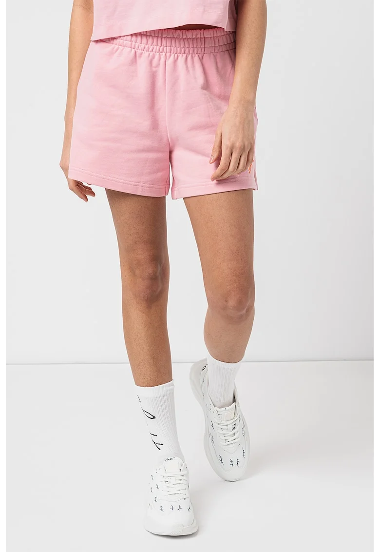 Pantaloni scurti sport de bumbac Nashari, Roz pal