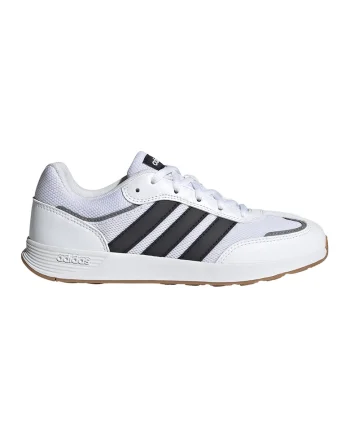 Pantofi sport din piele ecologica Tensaur Switch, Alb murdar/Gri antracit