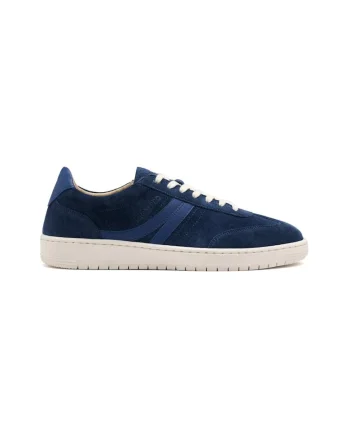 Pantofi sport din piele intoarsa Tiverton, Albastru royal/Bleumarin