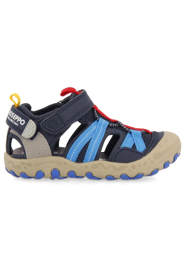 Sandale cu inchidere velcro, Albastru royal/Bleumarin