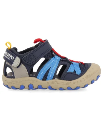 Sandale cu inchidere velcro, Albastru royal/Bleumarin