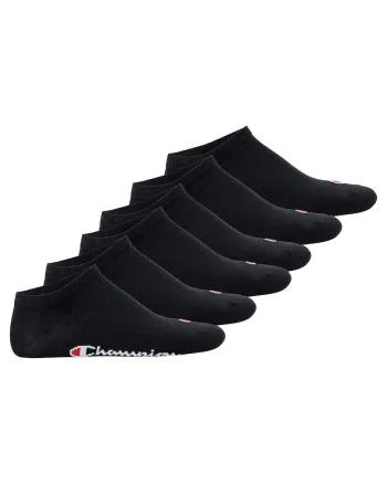Set de sosete unisex pana la glezna - 6 perechi5, Negru
