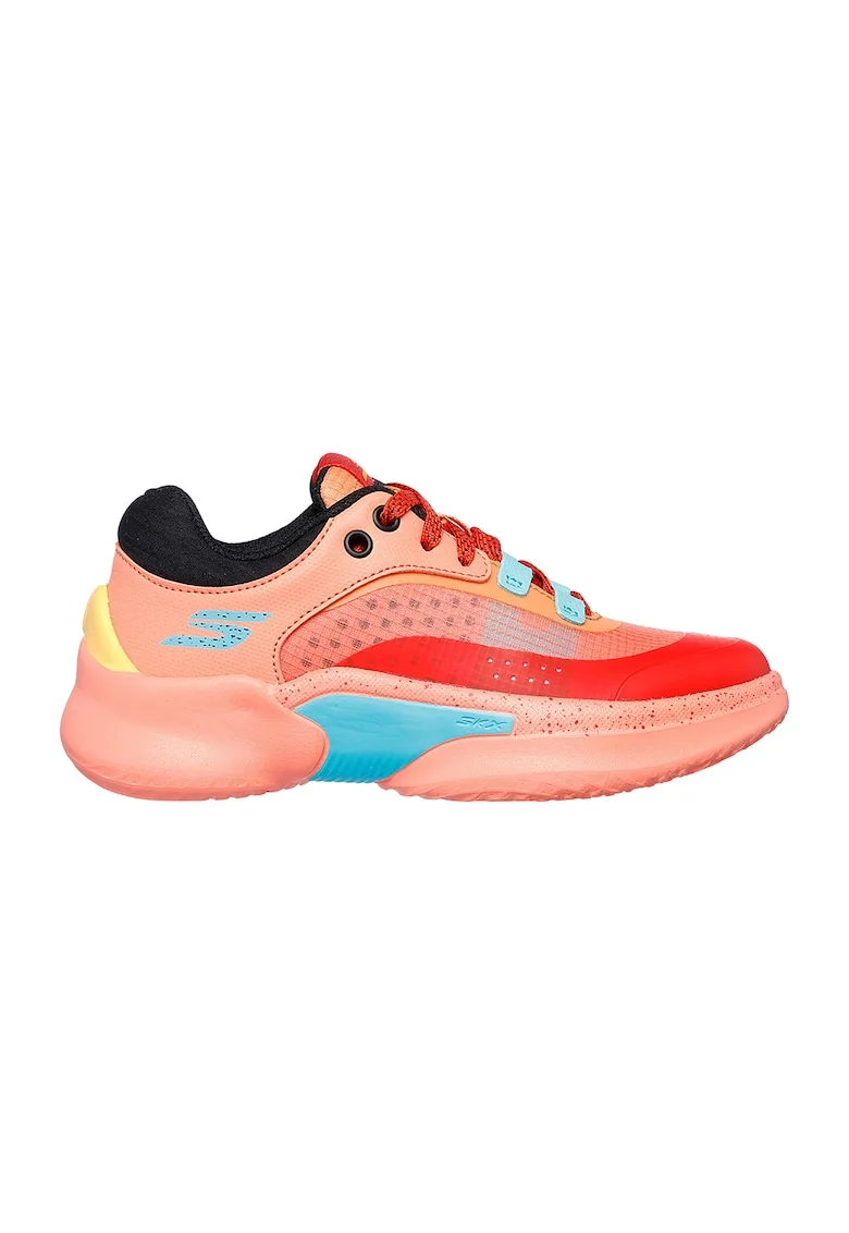 Pantofi sport low-cut SKX Court Hype, Rosu/Portocaliu