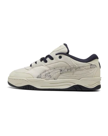 Pantofi sport unisex cu aspect masiv, Alb fildes