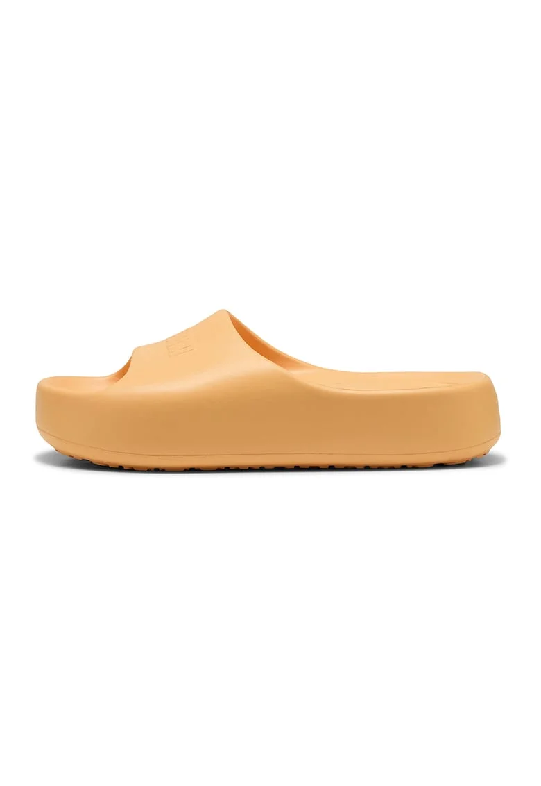 Papuci flatform Shibusa, Portocaliu mandarina