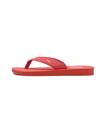 Papuci flip-flop cu logo Sandy, Coral