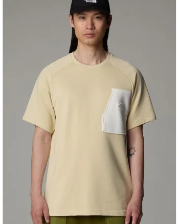 Tricou relaxed fit Terry, Alb/Bej