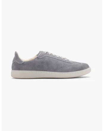 Pantofi sport din piele cu garnituri de piele intoarsa Marcella, Albastru prafuit