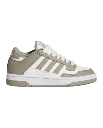 Pantofi sport Rapid Court low-cut, Alb fildes/Grej