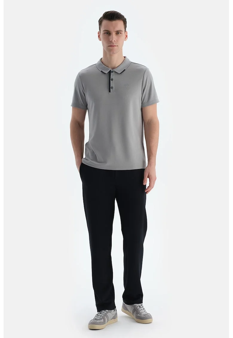 Pantaloni din amestec de modal cu snur de ajustare, Negru