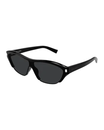 Ochelari de soare cat-eye cu lentile uni, Negru