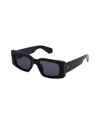 Ochelari de soare cu lentile dreptunghiulare Athena, Negru