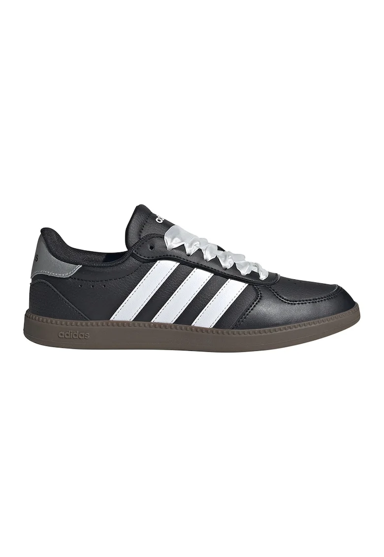 Pantofi sport cu logo Breaknet Sleek, Alb/Negru/Argintiu
