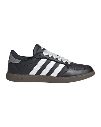 Pantofi sport cu logo Breaknet Sleek, Alb/Negru/Argintiu