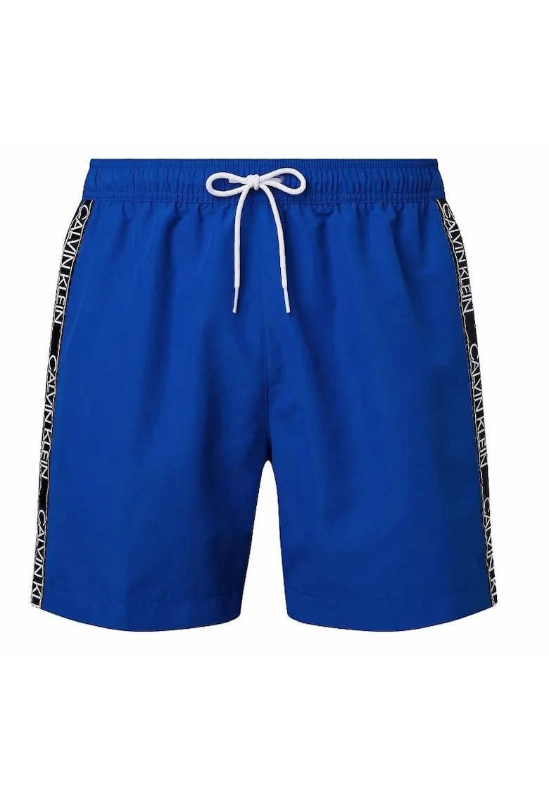 Pantaloni scurti de baie,  Poliester, Albastru, Albastru