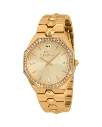 Ceas de dama  PL16038BSG.22M, Quartz, 35mm, 3ATM, Auriu