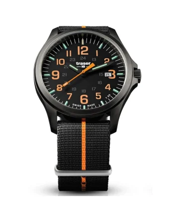 Ceas barbatesc  H3 107425 P67 Officer Pro Gun, 42 mm, 10 ATM, Negru