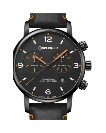 Ceas barbatesc  01.1743.114 Urban Metropolitan Cronograf 44mm, 10ATM, Negru