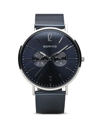 Ceas barbatesc  14240-303, Quartz, 40mm, 3ATM, Argintiu