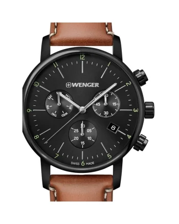 Ceas barbatesc  01.1743.115 Urban Klassik Cronograf 44mm, 10ATM, Negru