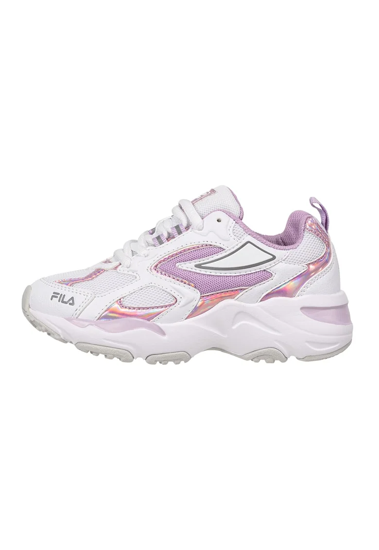 Pantofi sport cu aspect contrastant Ray Tracer, Alb/Lila/Roz